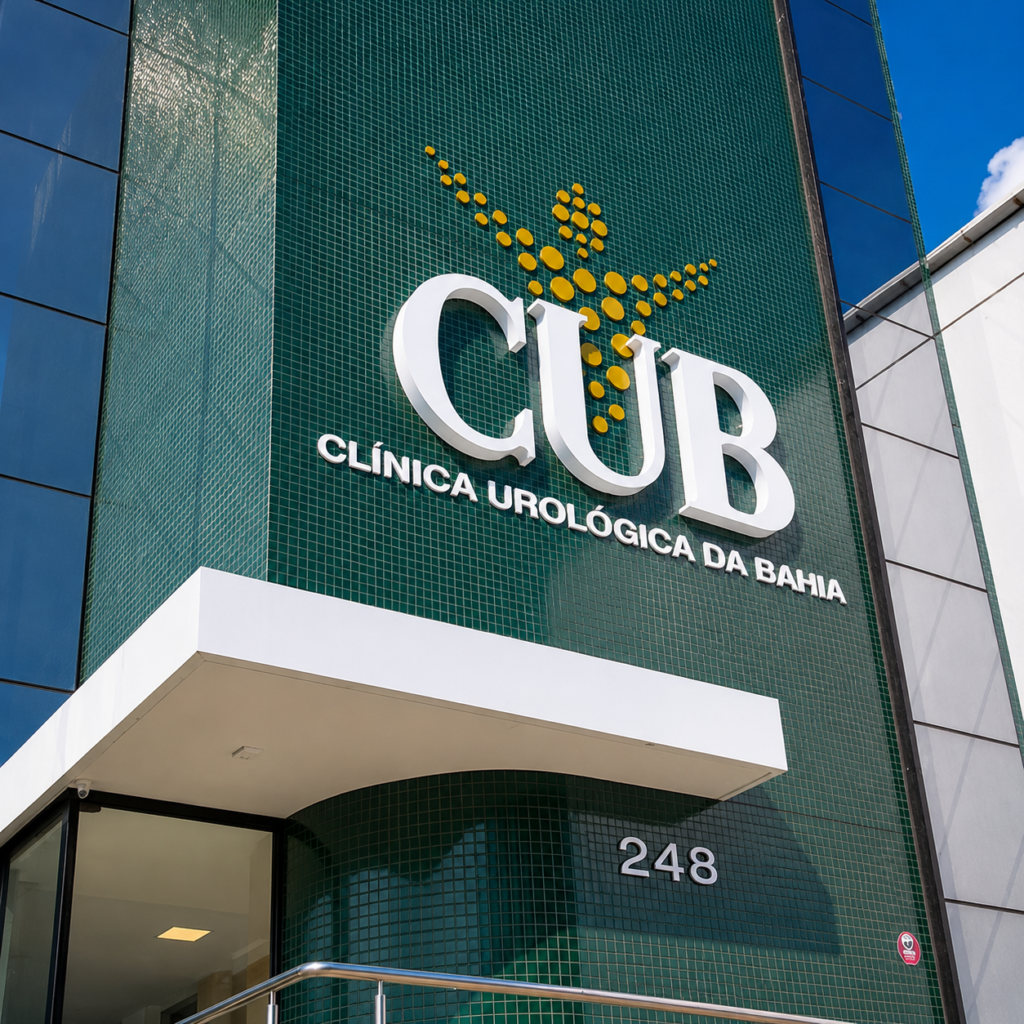 Fachada da Clínica CUB, Clínica Urológica da Bahia, na Ladeira do Hospital, Nazaré, Salvador